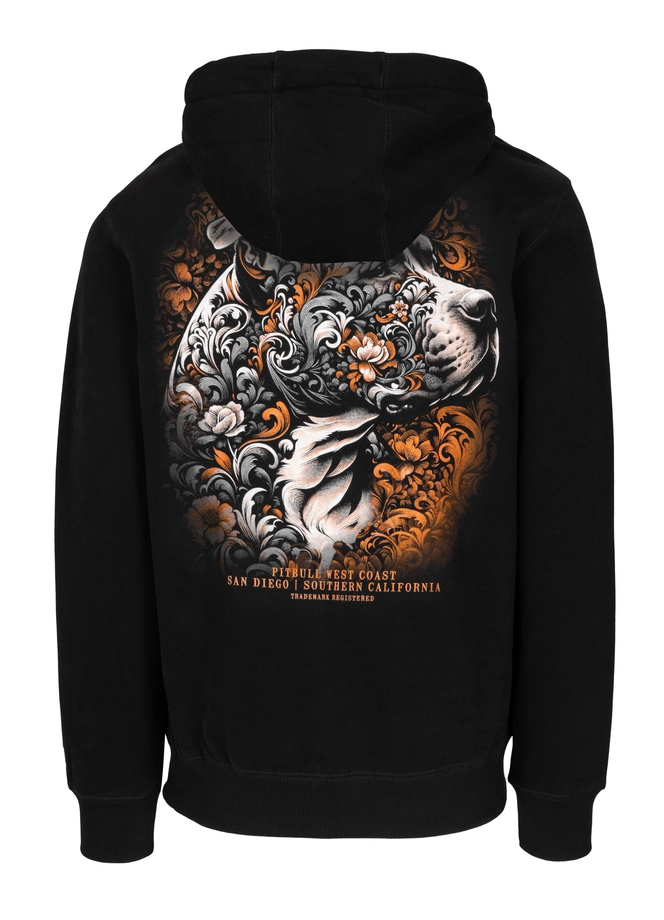 Bluza męska z kapturem Pit Bull Tattoo czarna