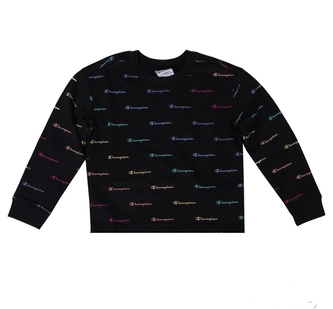 Bluza dziecięca Champion Croptop Color black