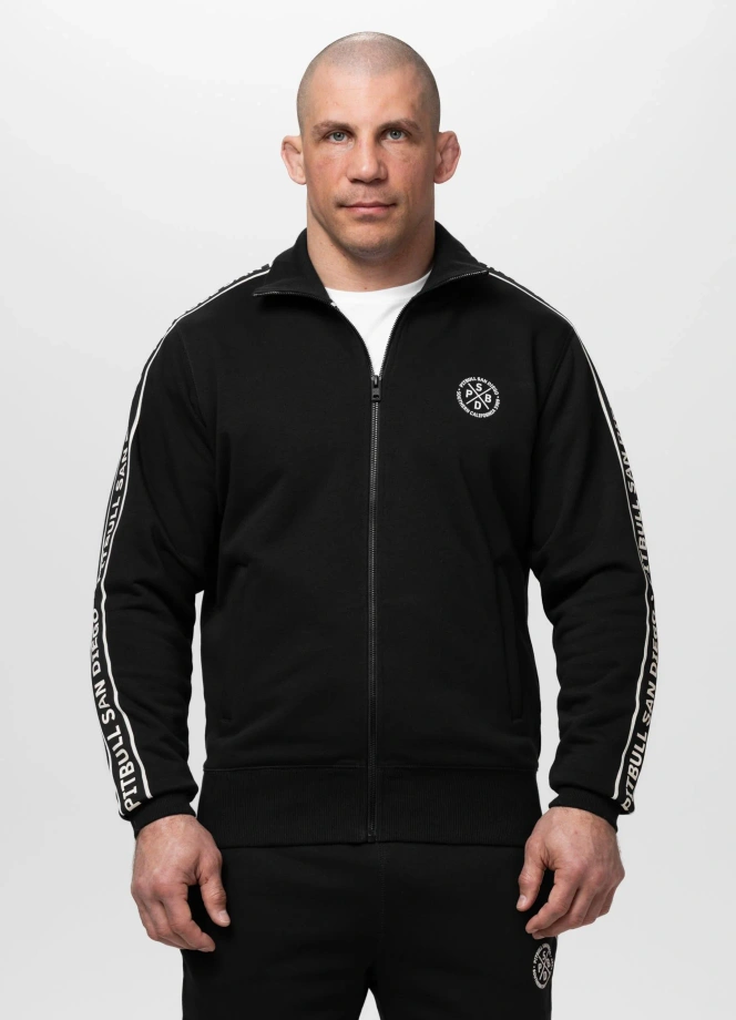 Bluza męska rozpinana Pit Bull Nexus czarna