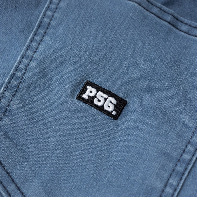 Spodnie męskie jogger jeans Dudek P56 Mini jasno niebieskie