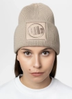 Czapka zimowa Pit Bull Beanie Logo beżowa