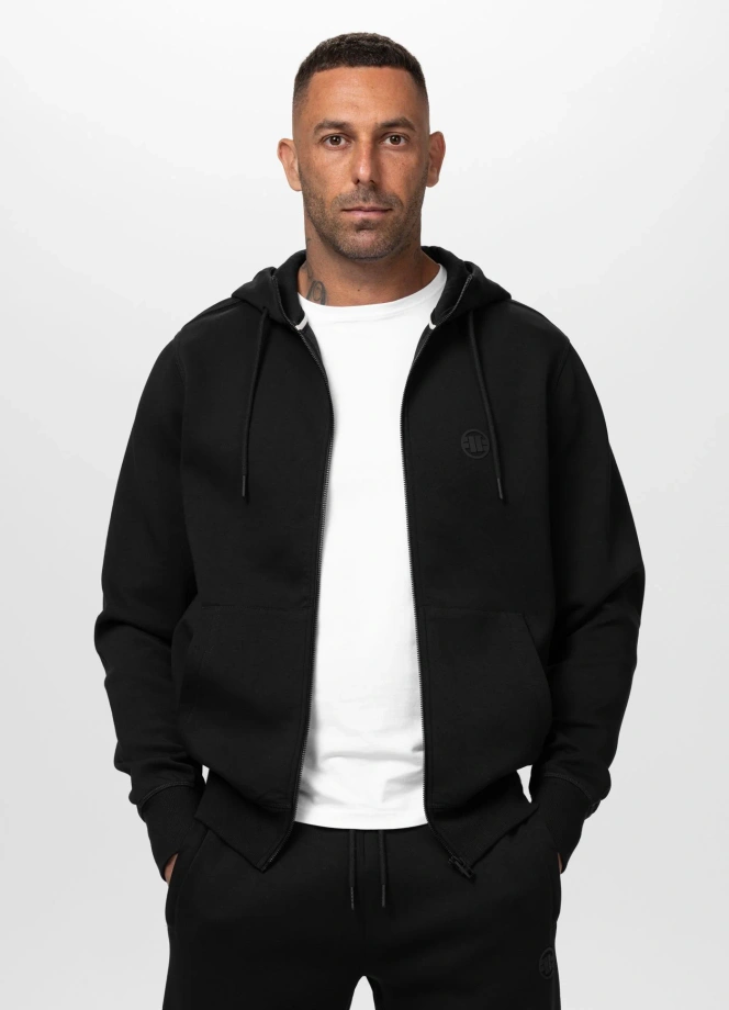 Komplet dresowy Pitbull Charger Small Logo czarny