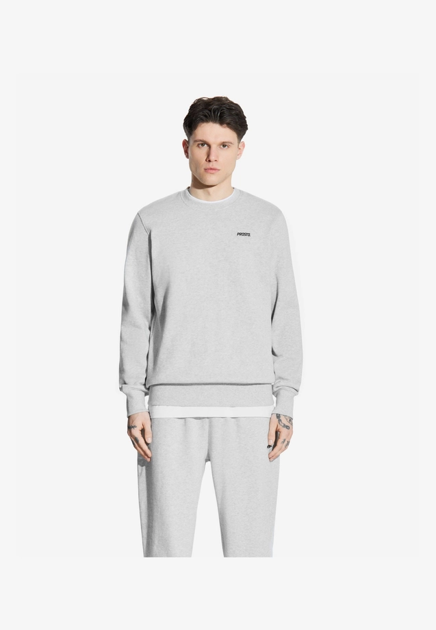 Bluza męska Prosto Basic crewneck szara