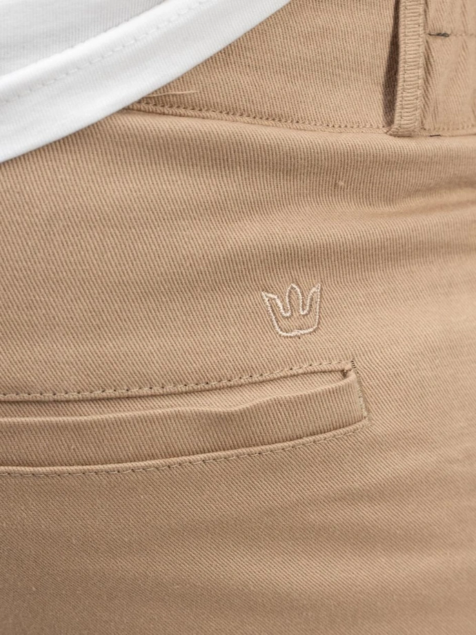 Spodnie Materiałowe męskie Chino Jigga Wear beżowe