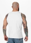 Koszulka męska tank top Pitbull Small Logo biała