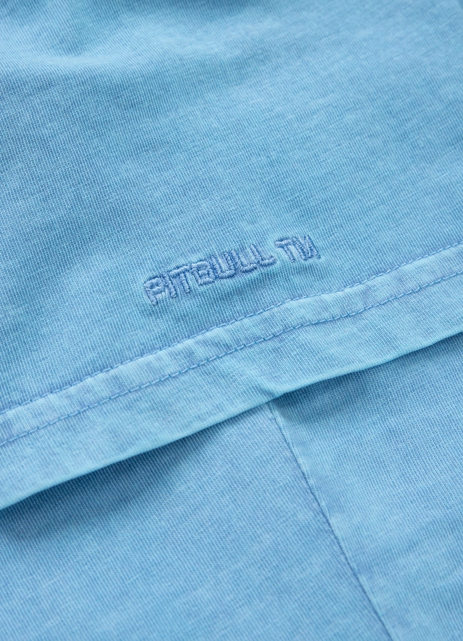 Koszulka damska T-shirt Pit Bull Denim Washed Oceanside jasno niebieska