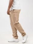 Spodnie Materiałowe męskie Chino Jigga Wear beżowe