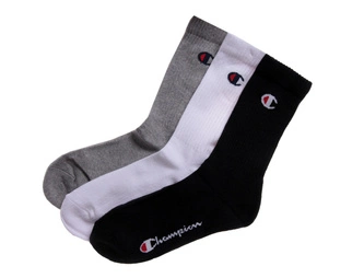 Skarpety Champion 6pk Crew Socks black/white/grey