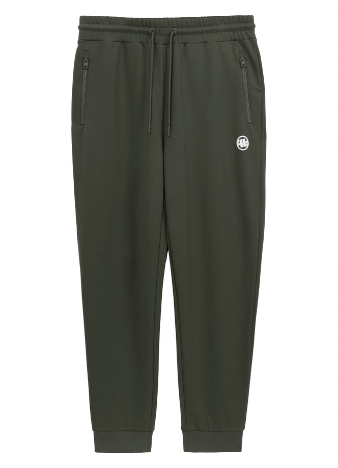 Spodnie męskie dresowe Pitbull Pit Bull Nugget zielone