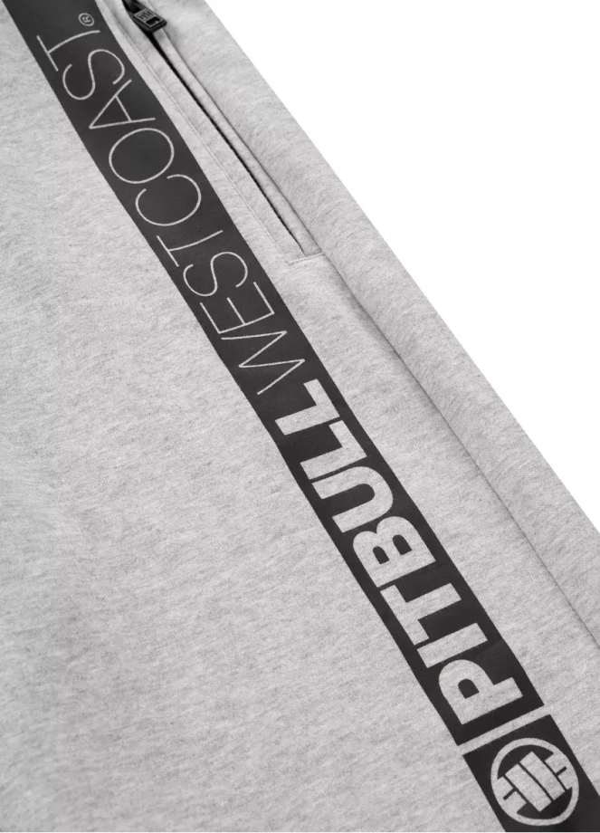 Spodnie dresowe męskie Pitbull Pit Bull West Coast Saturn szare