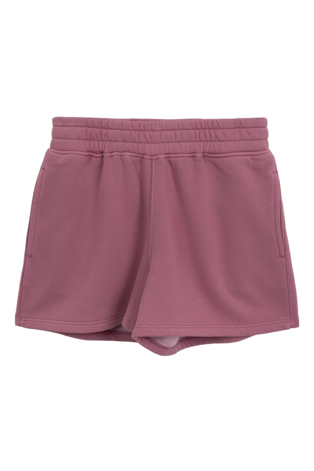 Komplet damski krótki Pitbull Manzanita Heart ZIP Washed różowy