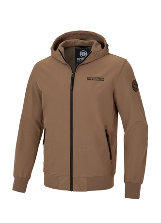 Kurtka męska przejściowa wiosenna Pit Bull Softshell Midway II brązowa