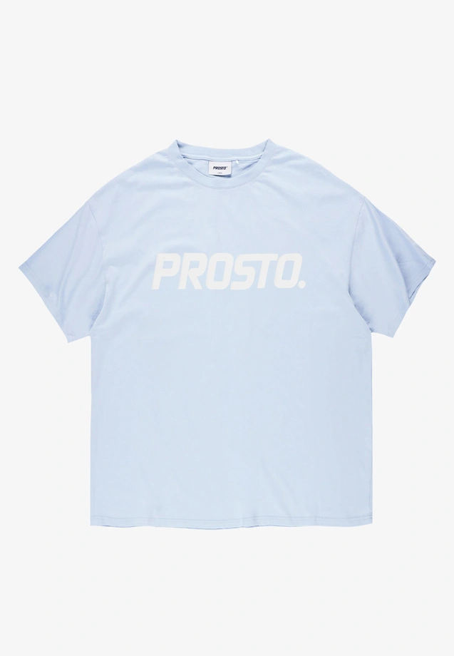 Koszulka męska t-shirt Prosto Biglog jasno niebieska