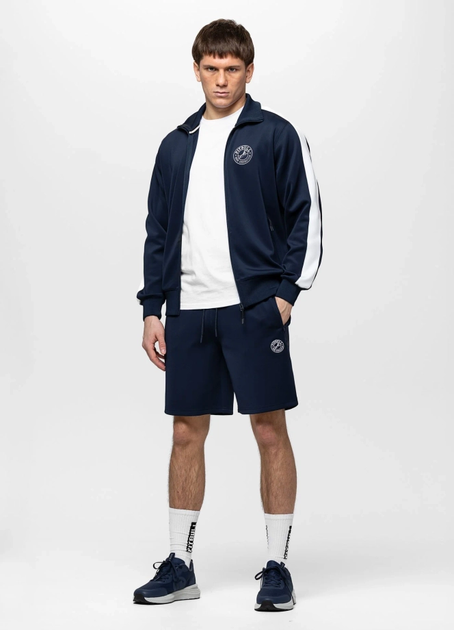 Bluza męska rozpinana Pit Bull San Diego CA granatowa