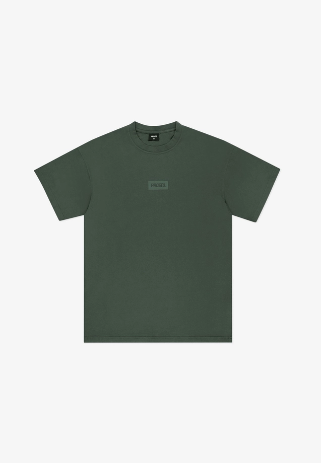 Koszulka męska t-shirt oversize Prosto Box 2.0 zielona