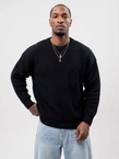 Sweter męski oversize Jigga Wear czarny