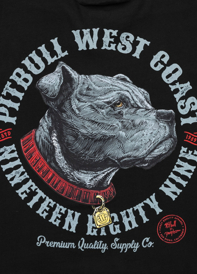 Koszulka męska T-Shirt Pit Bull Pitbull Strenght & Respect czarna