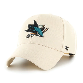 Czapka z daszkiem 47 Brand San Jose Sharks Natural kremowa