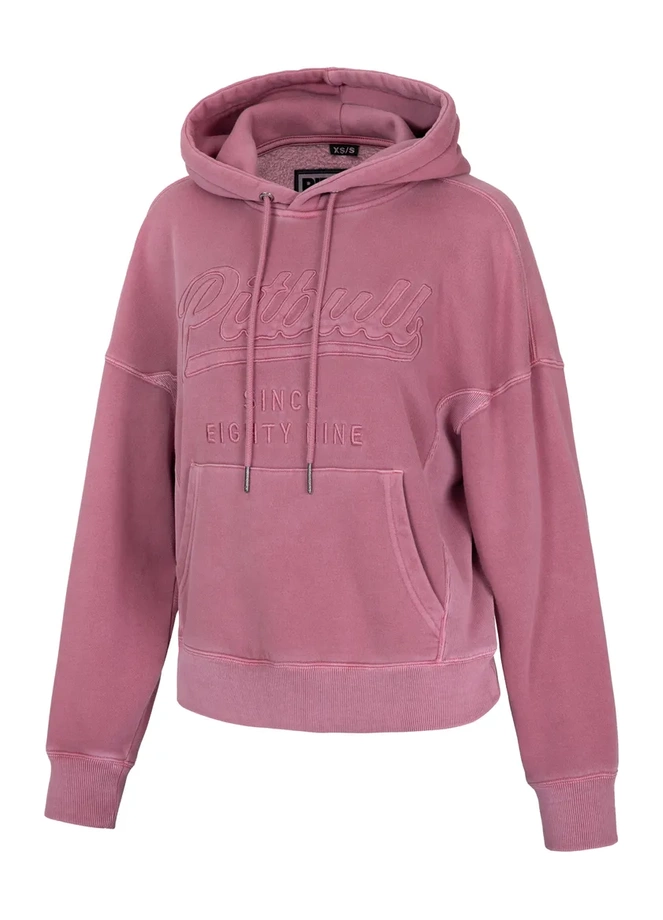 Bluza damska z kapturem Pitbull Manzanita II hooded różowa