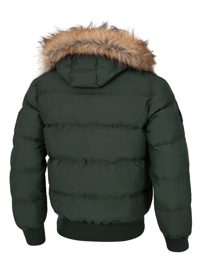 Kurtka zimowa męska Pit Bull Burnt Hooded Jacket zielona