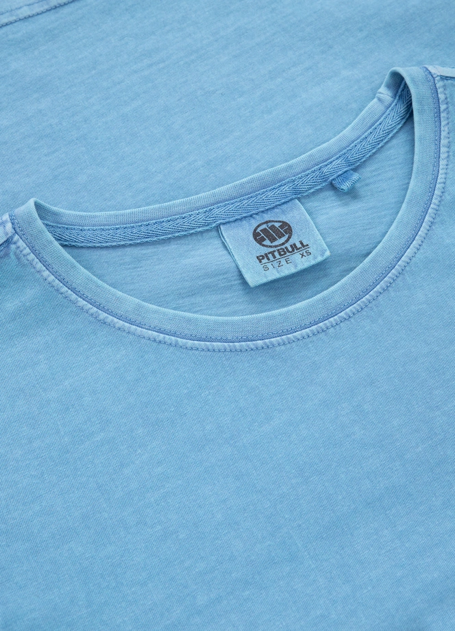 Koszulka damska T-shirt Pit Bull Denim Washed Oceanside jasno niebieska