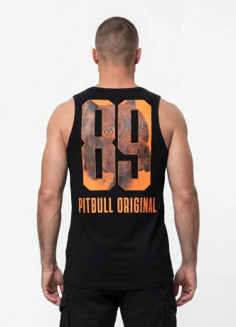 Koszulka męska tank top Pitbull Eighty Nine Dog czarna