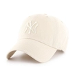 Czapka z daszkiem 47 Brand New York Yankees Natural Clean Up kremowa