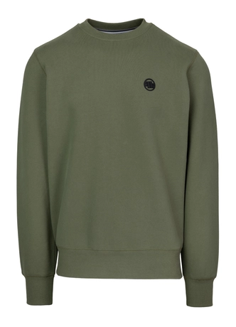 Bluza męska bez kaptura Pit Bull Small Logo 25 oliwkowa zielona