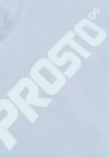 Bluza męska z kapturem Prosto Big Log Infinity jasno niebieska