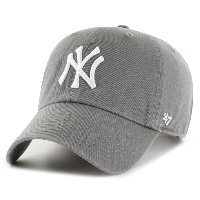 Czapka z daszkiem 47 Brand New York Yankees W/No Loop Label Clean Up szara