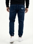 Spodnie męskie jogger jeans Środowisko Miejskie Classic ciemne niebieskie