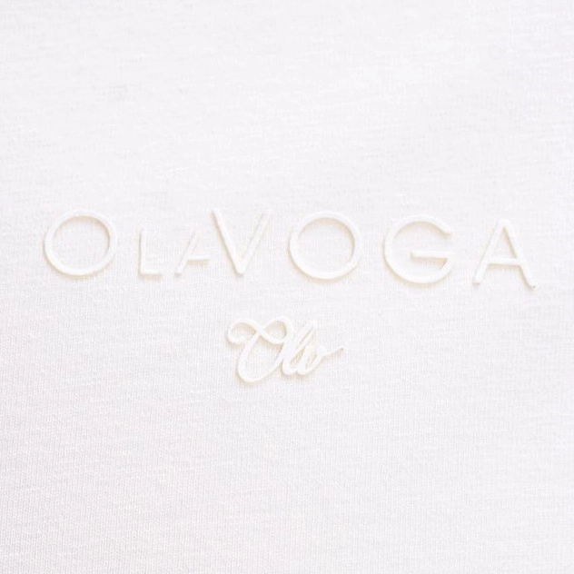 Koszulka męska T-Shirt Olavoga Raysier kremowa