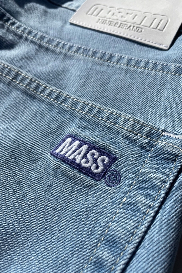 Spodenki męskie jeansowe Mass DNM Box jasne niebieskie