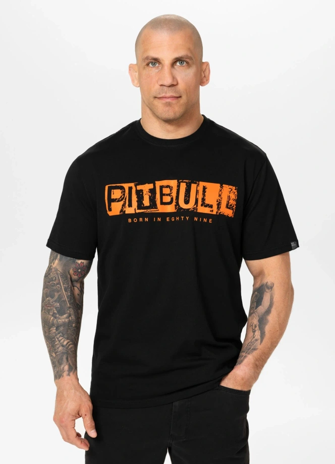 Koszulka męska T-Shirt Pit Bull Blacky czarna