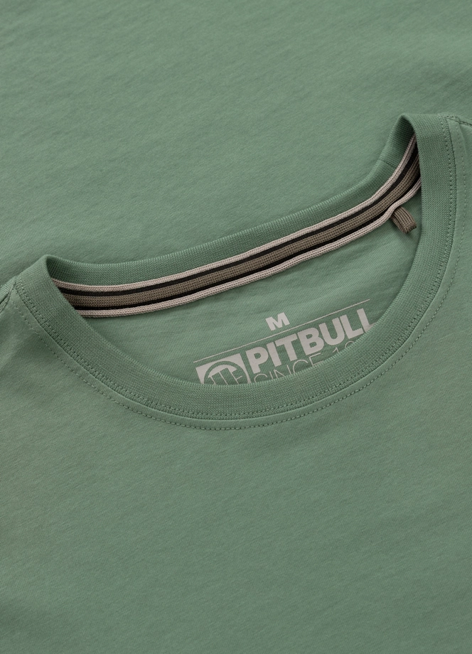 Koszulka męska T-Shirt Pit Bull Pitbull Small Logo 25 miętowa zielona
