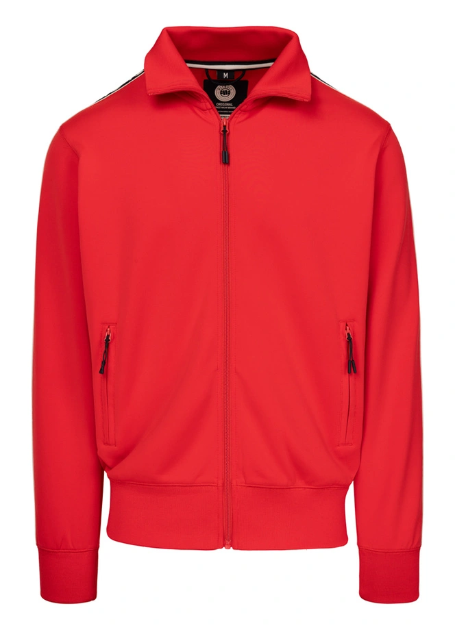 Bluza męska rozpinana Pit Bull Powers 26 fluo czerwona