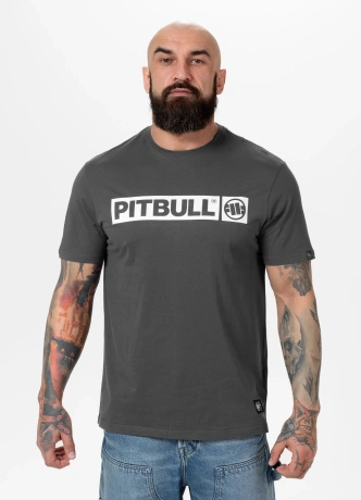 Koszulka męska T-Shirt Pitbull Hilltop grafitowa