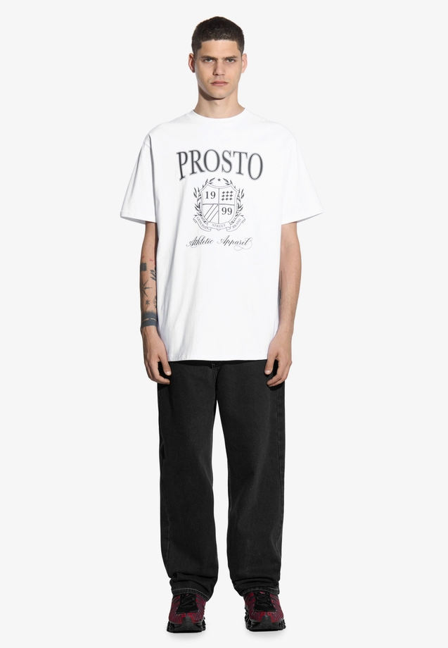 Koszulka męska t-shirt Prosto Plurt biała