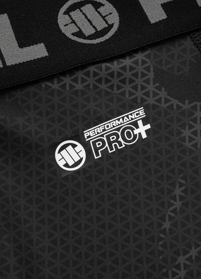 Leginsy techniczne Pit Bull Pitbull Leggins Net Camo Hilltop czarne camo