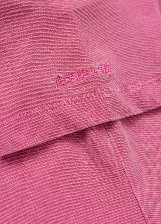 Koszulka damska T-shirt Pit Bull Planet Surf sprany różowy