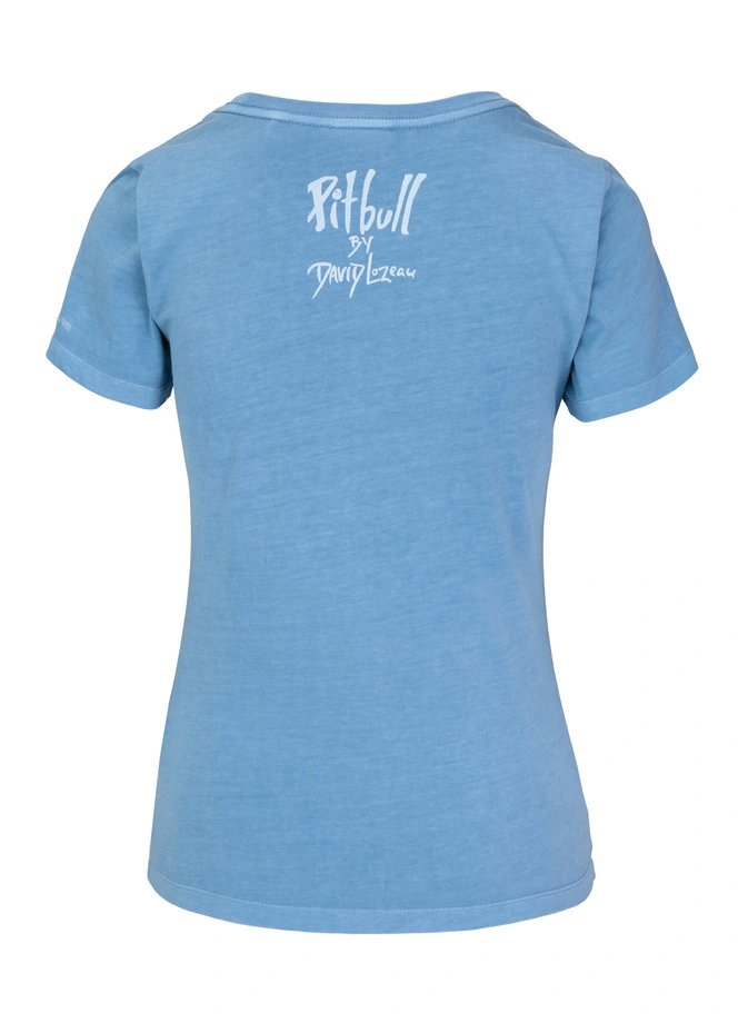 Koszulka damska T-shirt Pit Bull BeachBreak sprany niebieski
