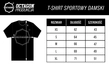 Koszulka sportowa damska T-shirt Octagon Polska Retro biało/czerwona Limited Edition