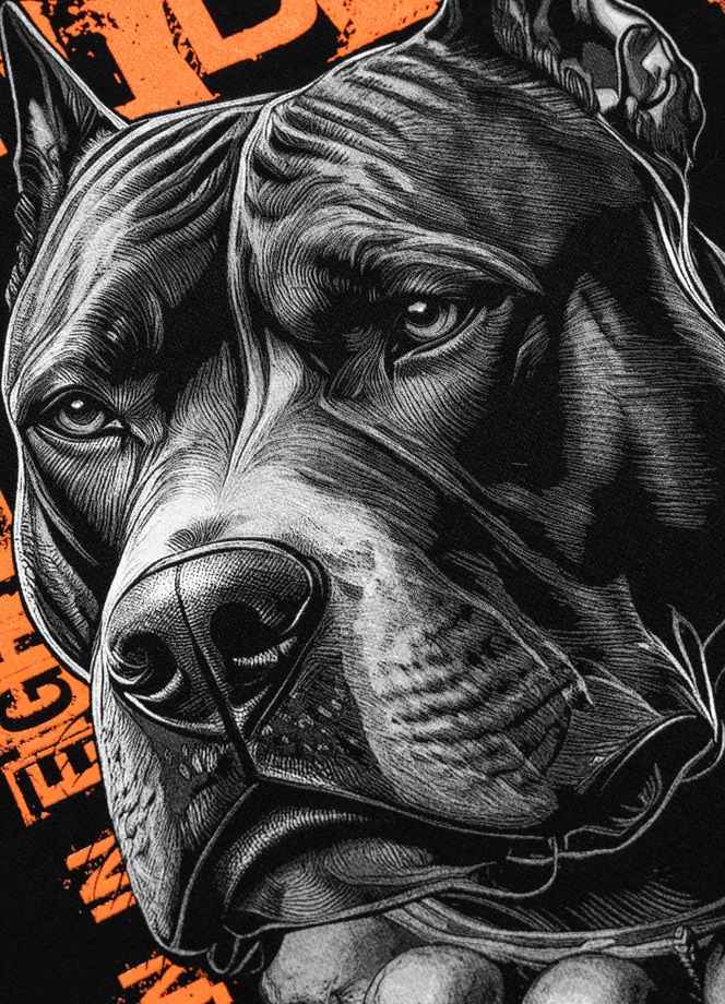 Bluza męska bez kaptura Pit Bull Blacky czarna