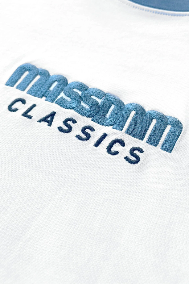 Koszulka męska t-shirt Mass Dnm Drift biała