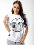 Koszulka męska t-shirt Środowisko Miejskie Theme biała/czarna