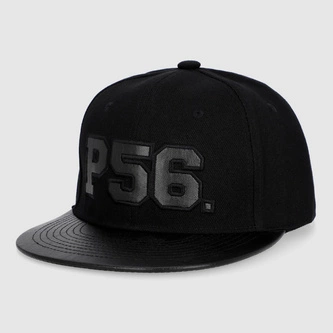 Czapka z daszkiem Prorok 56 P56 Leather Snapback czarna