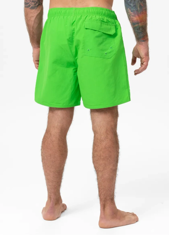 Spodenki szorty kąpielowe męskie Pitbull Crownhill fluo zielone