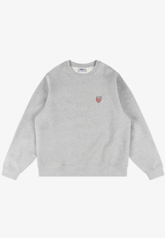 Komplet męski dresowy Prosto Shield crewneck szary