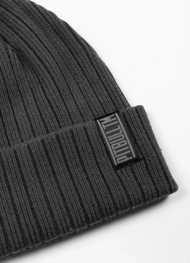 Czapka zimowa Pitbull Beanie Silvas Pitbull TM grafitowa