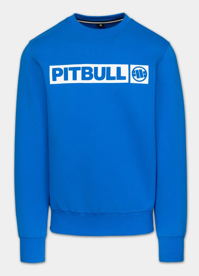 Bluza męska bez kaptura Pit Bull Charger niebieska
